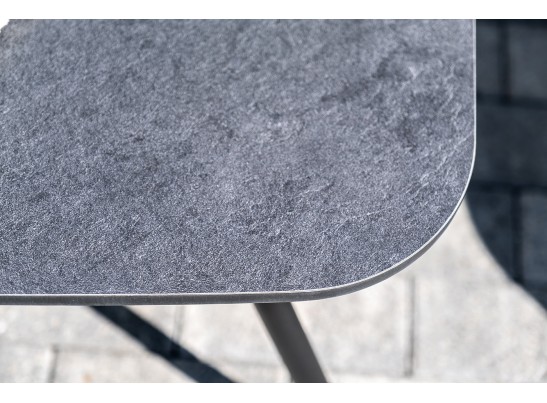 "Верона" лаунж-зона 5-местная плетеная из роупа (веревки), каркас алюминиевый темно-серый, роуп темно-серый в Кургане