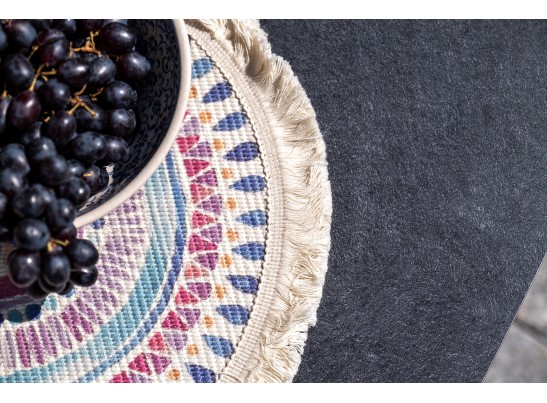 "Верона" лаунж-зона 5-местная плетеная из роупа (веревки), каркас алюминиевый темно-серый, роуп темно-серый в Кургане