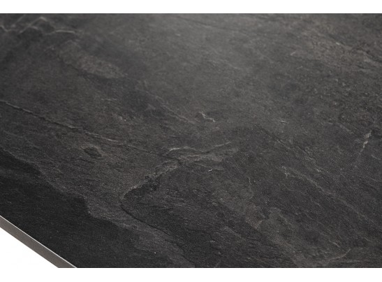 "Верона" журнальный стол из HPL 120х65, H40, каркас черный муар, цвет столешницы "серый гранит" в Кургане