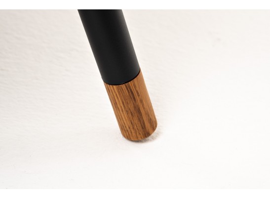 "Верона" журнальный столик из HPL 70х50, H40, каркас черный муар, цвет столешницы "серый гранит" в Кургане