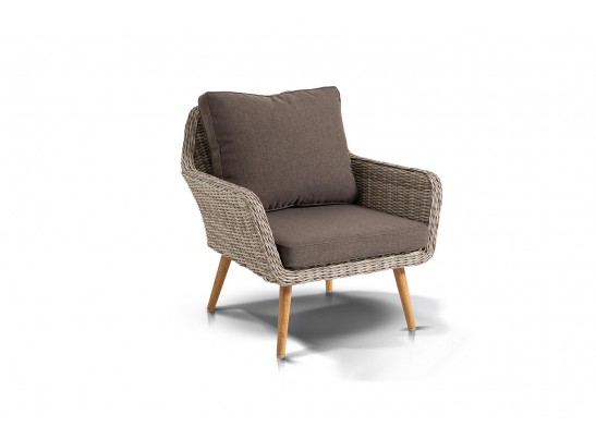 "Прованс" кресло из искусственного ротанга, цвет бежевый в Кургане