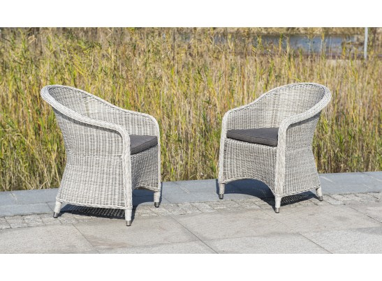 "Равенна" плетеное кресло из искусственного ротанга, цвет бежевый в Кургане