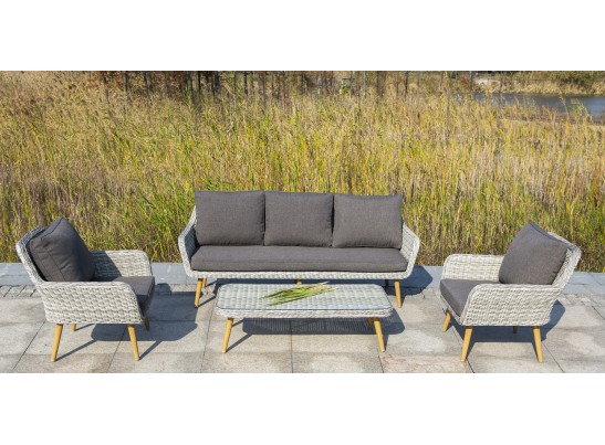 "Прованс" столик журнальный из ротанга, цвет бежевый в Кургане