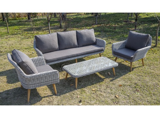 "Прованс" столик журнальный из ротанга, цвет бежевый в Кургане