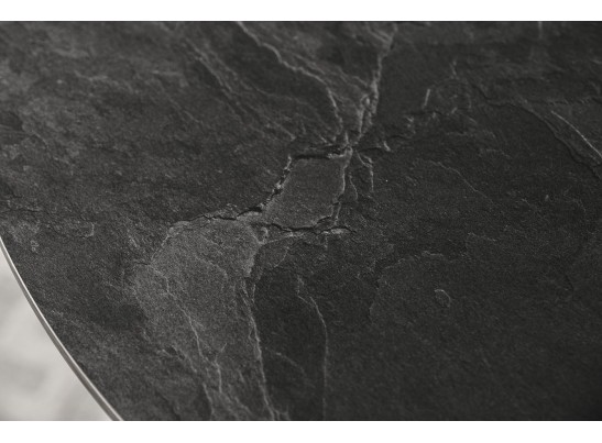 "Конте" интерьерный стол из HPL круглый Ø90см, цвет "серый гранит" в Кургане