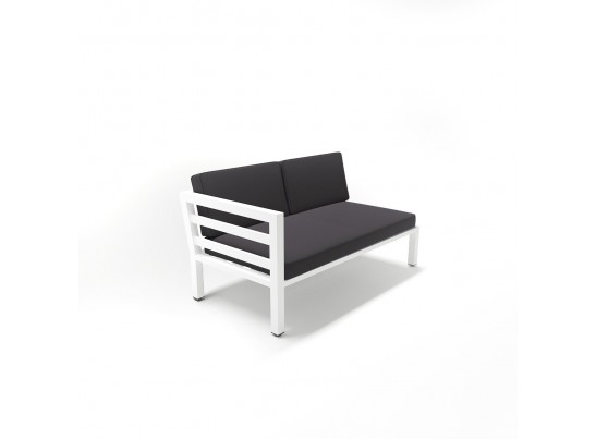 "Глория" модуль диванный правый, каркас из алюминия в Кургане