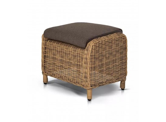 "Толедо" пуф плетеный, цвет соломенный в Кургане