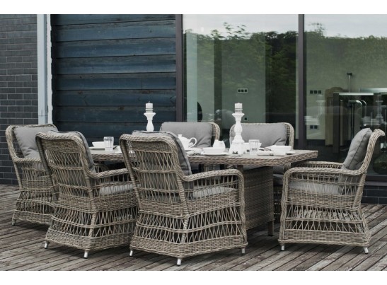 "Цесена" обеденная группа плетеная из искусственного ротанга в Кургане