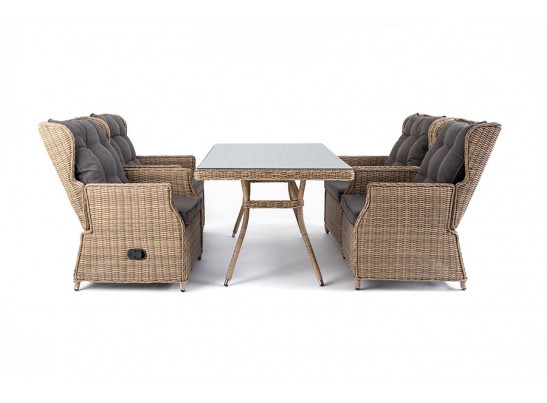 "Кьянти" обеденная группа из искусственного ротанга в Кургане