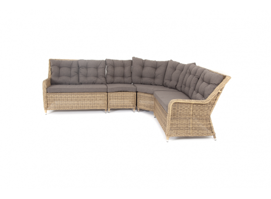 "Бергамо" модульный диван из ротанга, цвет соломенный в Кургане