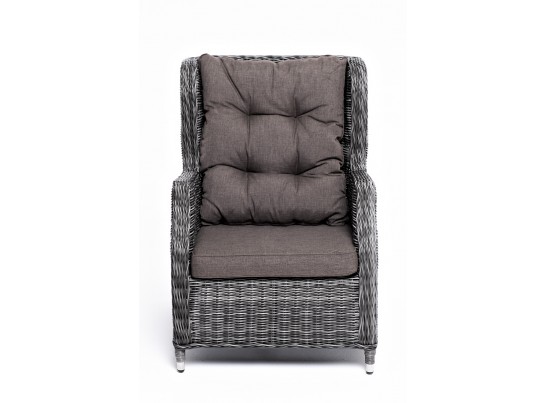 "Форио" кресло раскладное плетеное, цвет графит в Кургане
