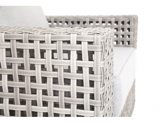 "Тито" плетеное кресло из искусственного ротанга, цвет серый в Кургане