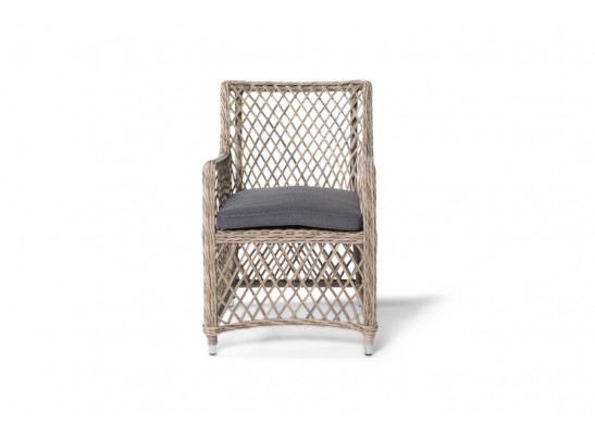 "Латте" плетеное кресло из искусственного ротанга, цвет соломенный в Кургане