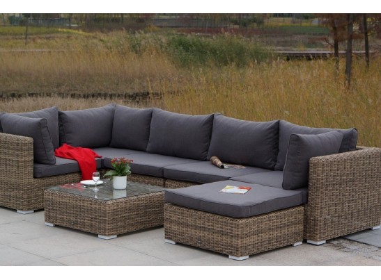 "Лунго" модуль диванный прямой с подушками, цвет соломенный в Кургане