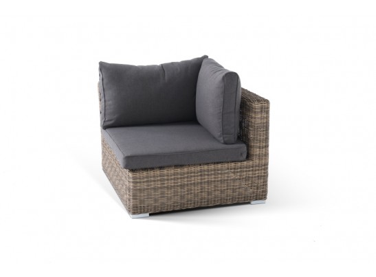 "Лунго" модуль диванный угловой с подушками, цвет соломенный в Кургане