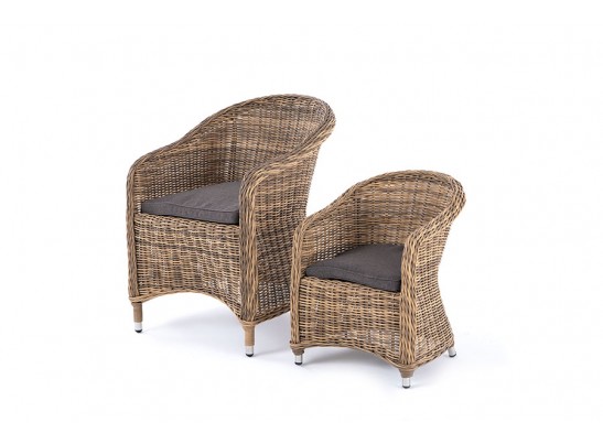 "Равенна" кресло детское плетеное, цвет соломенный в Кургане