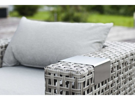 "Тито" плетеное кресло из искусственного ротанга, цвет серый в Кургане