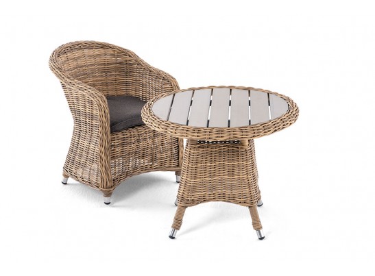 "Равенна" кресло детское плетеное, цвет соломенный в Кургане