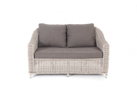 "Кон Панна" диван из искусственного ротанга двухместный, цвет бежевый в Кургане