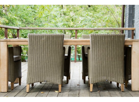 "Витория" деревянный стол из натурального тика, 200х100см в Кургане