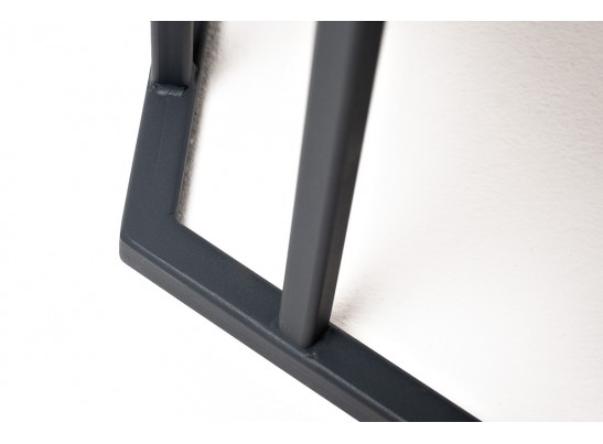 "Женева" интерьерный стол из HPL шестиугольный, D50, H35, цвет "серый гранит" в Кургане