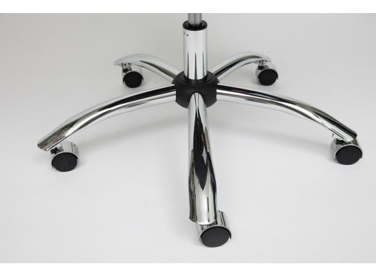 Кресло BOSS хром (кожзам/коричневый) в Кургане