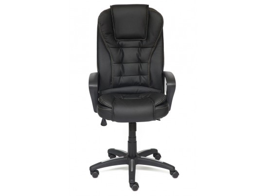 Кресло BARON (кожзам/черный/перфорированный) в Кургане