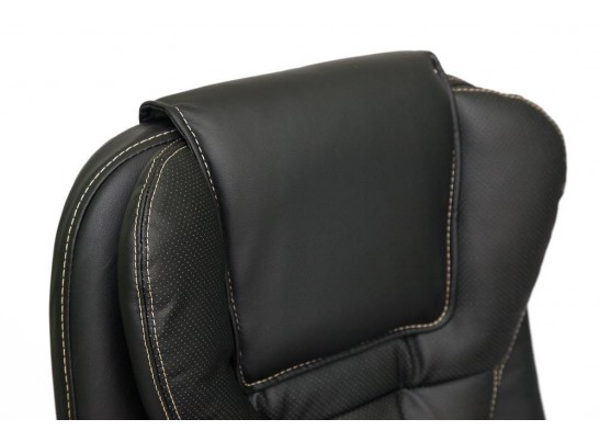 Кресло BARON (кожзам/черный/перфорированный) в Кургане
