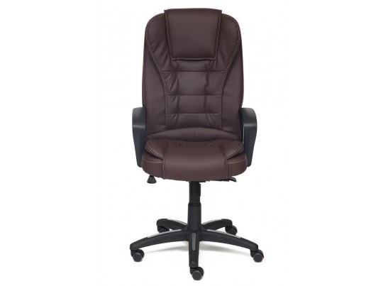 Кресло BARON (кожзам/коричневый/перфорированный) в Кургане