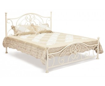 Кровать металлическая ELIZABETH 180 Античный белый (Antique White)