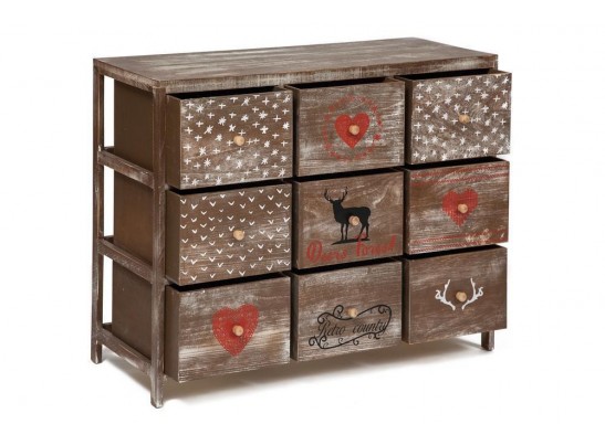 Комод с 9 ящиками Secret De Maison CHRISTMAS 9 ( mod. HX16-007NS )