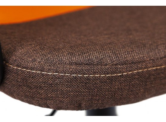 Кресло BAGGI (ткань/коричневый/оранжевый) в Кургане