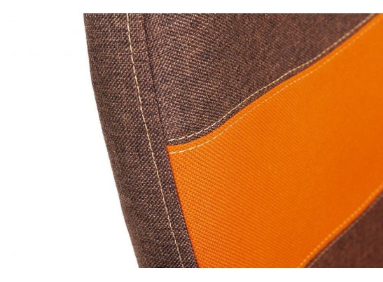 Кресло BAGGI (ткань/коричневый/оранжевый) в Кургане