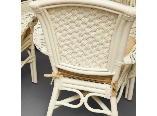 Комплект обеденный "ANDREA GRAND" (стол со стеклом+6 кресел+ подушки)