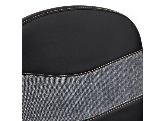 Кресло BAGGI (кожзам/ткань/черный/серый) в Кургане