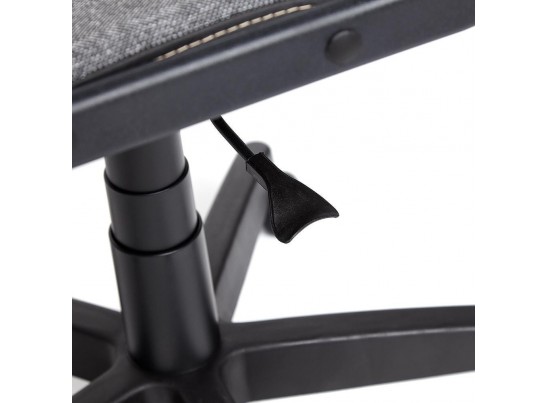 Кресло BAGGI (кожзам/ткань/черный/серый) в Кургане