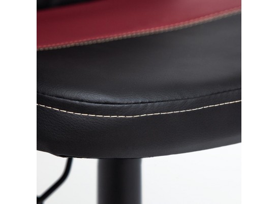 Кресло BAGGI (кожзам/черный/бордо) в Кургане