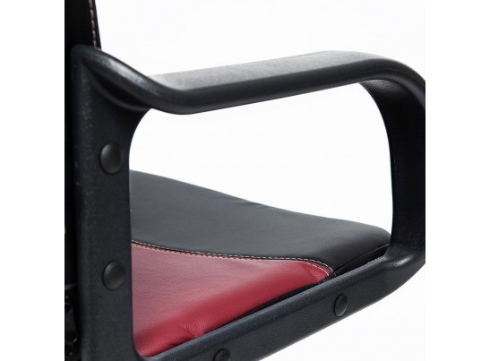 Кресло BAGGI (кожзам/черный/бордо) в Кургане