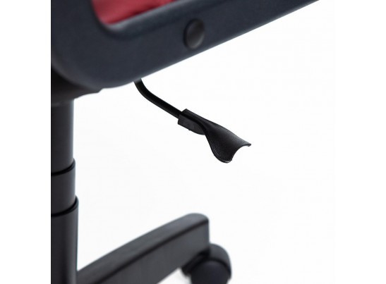 Кресло BAGGI (кожзам/черный/бордо) в Кургане