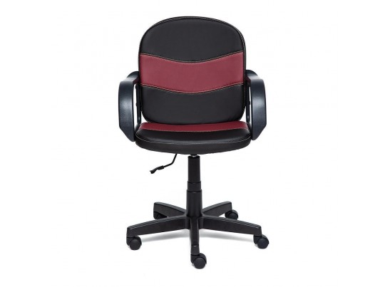 Кресло BAGGI (кожзам/черный/бордо) в Кургане