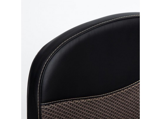 Кресло BAGGI (кожзам/ткань/черный/бежевый) в Кургане