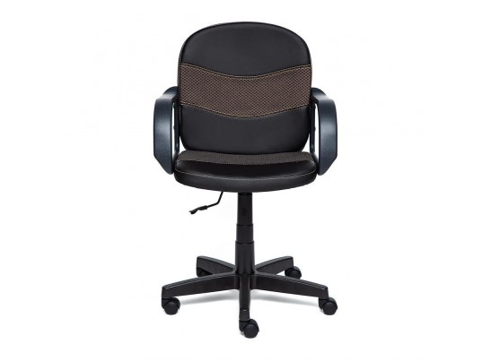 Кресло BAGGI (кожзам/ткань/черный/бежевый) в Кургане