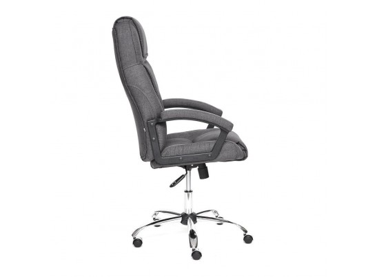 Кресло BERGAMO хром (ткань/темно-серый) в Кургане