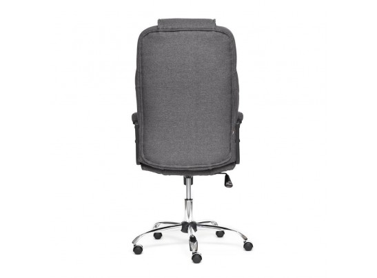Кресло BERGAMO хром (ткань/темно-серый) в Кургане