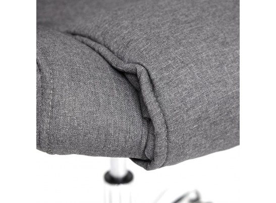 Кресло BERGAMO хром (ткань/темно-серый) в Кургане