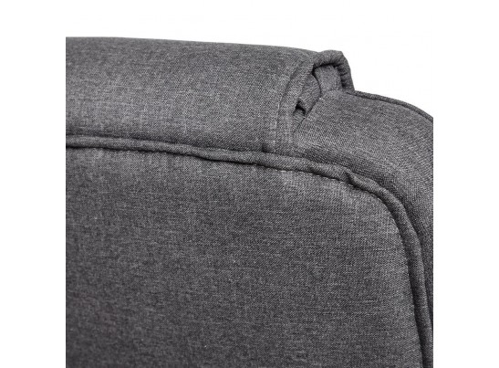 Кресло BERGAMO хром (ткань/темно-серый) в Кургане