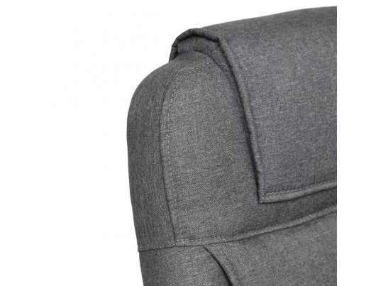 Кресло BERGAMO хром (ткань/темно-серый) в Кургане