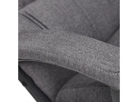 Кресло BERGAMO хром (ткань/темно-серый) в Кургане