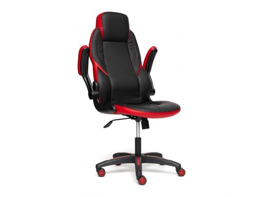 Кресло BAZUKA (кожзам/черный/красный) в Кургане