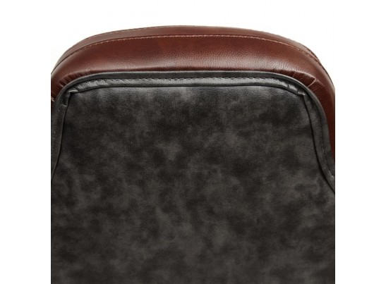 Кресло BAZUKA (кожзам/серый/коричневый) в Кургане